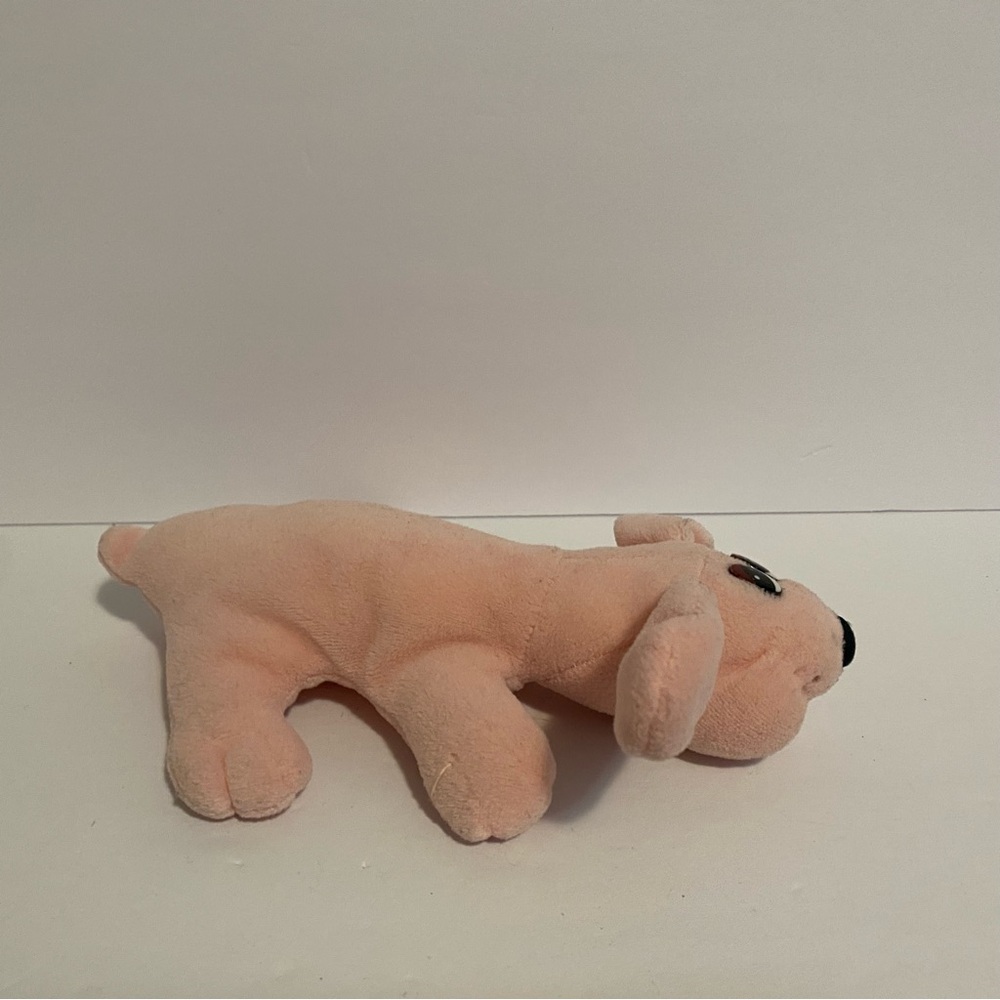 Pound Puppy Pastel Pink Vintage Puppies Mini 8” Stuffed Animal Toy 1980s - Picture 3 of 5